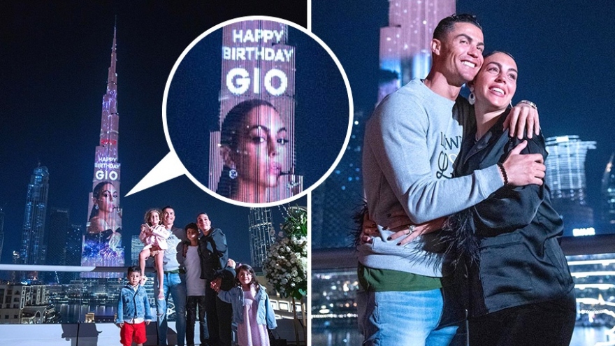 Cristiano Ronaldo "chơi lớn" tại Dubai để mừng sinh nhật bạn gái