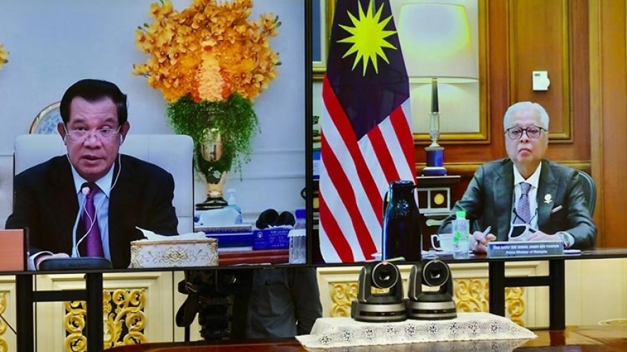 Thủ tướng Campuchia và Malaysia hội đàm trực tuyến thảo luận vấn đề Myanmar