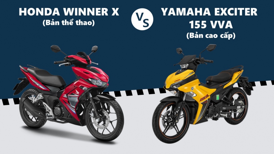 Hơn 50 triệu đồng, mua Honda Winner X hay Yamaha Exciter