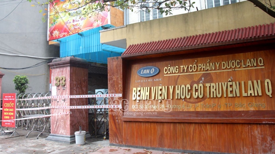 Thêm 14 người nghi dương tính với COVID-19 tại Bệnh viện Y học cổ truyền LanQ Bắc Giang