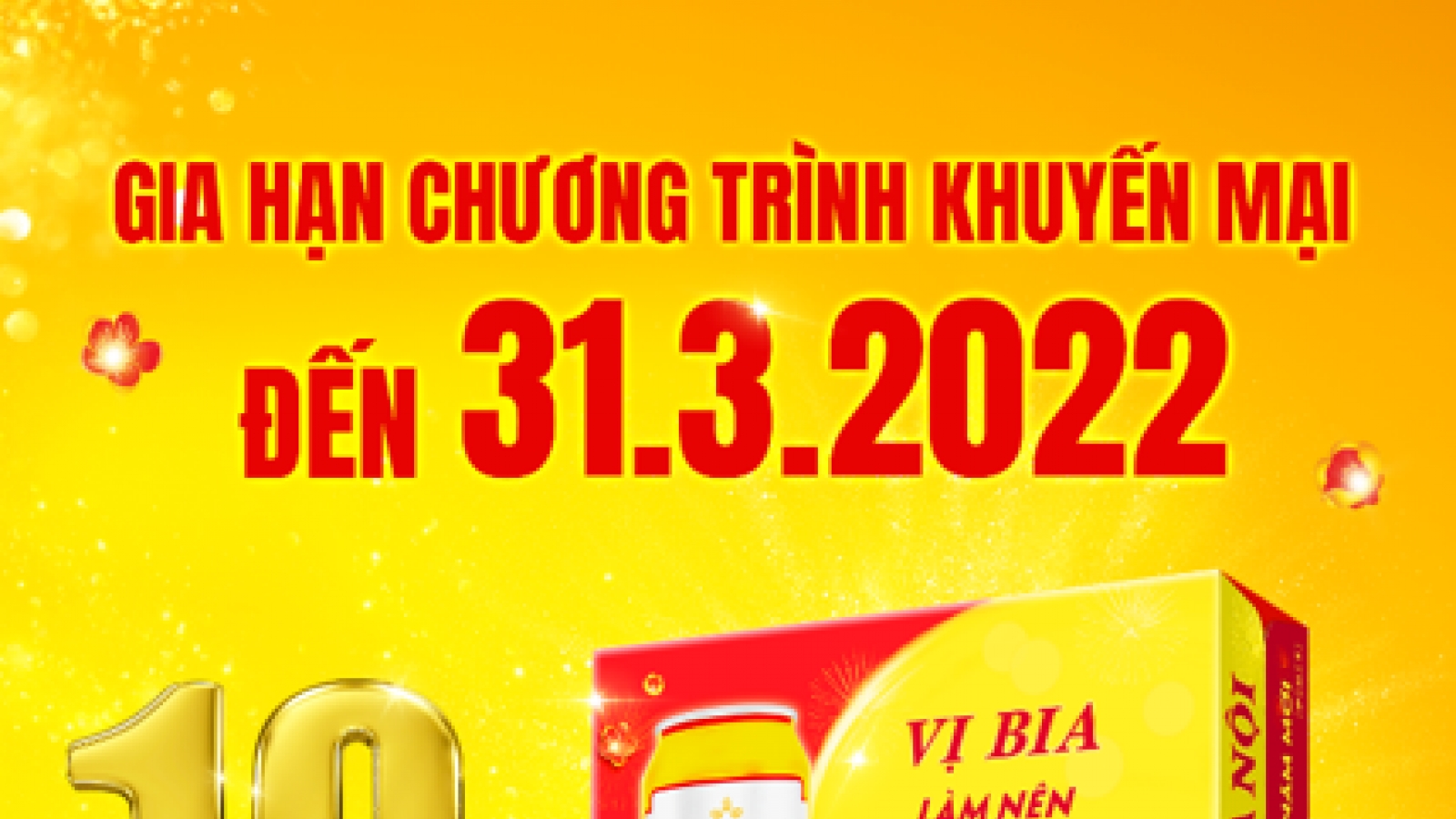Bia Hà Nội gia hạn thời gian 2 chương trình khuyến mại Tết