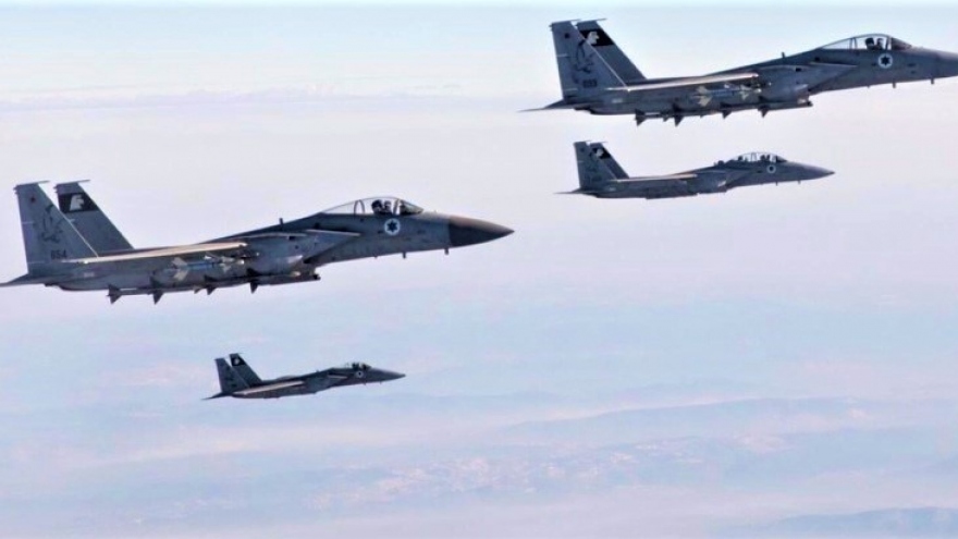 Hàng chục máy bay chiến đấu Israel mô phỏng tấn công các cơ sở hạt nhân Iran