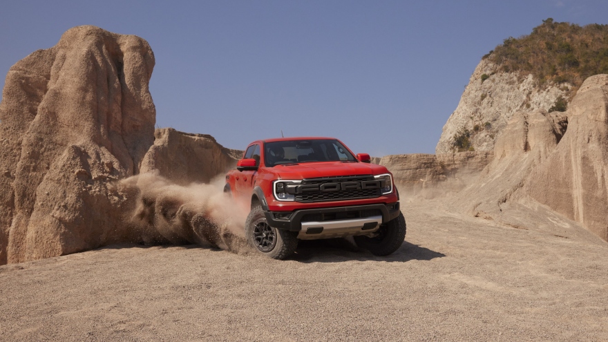 Ford Ranger Raptor 2022 chính thức ra mắt với động cơ 400 mã lực