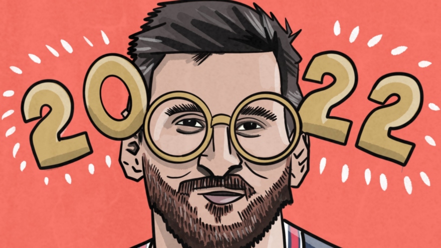 Biếm hoạ 24h: Lionel Messi "mở tài khoản" bàn thắng trong năm 2022