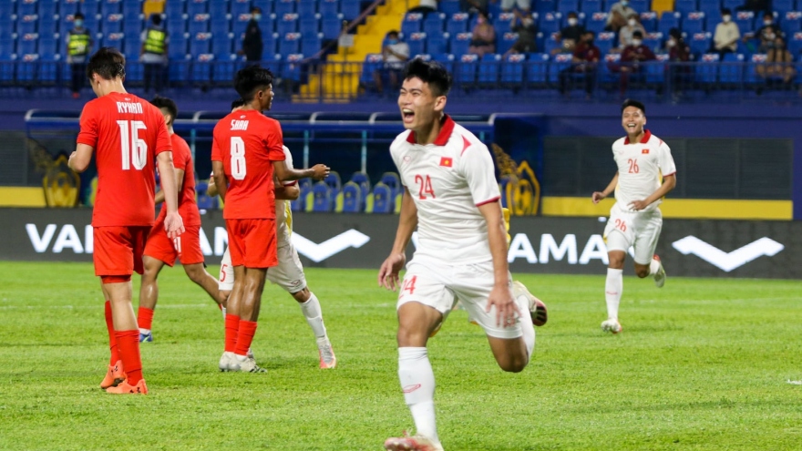Thuyền trưởng U23 Việt Nam nói gì về chiến thắng 7-0 trước U23 Singapore?