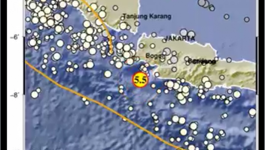 Động đất 5,5 độ ở Java, Indonesia cảnh báo gia tăng hoạt động địa chất