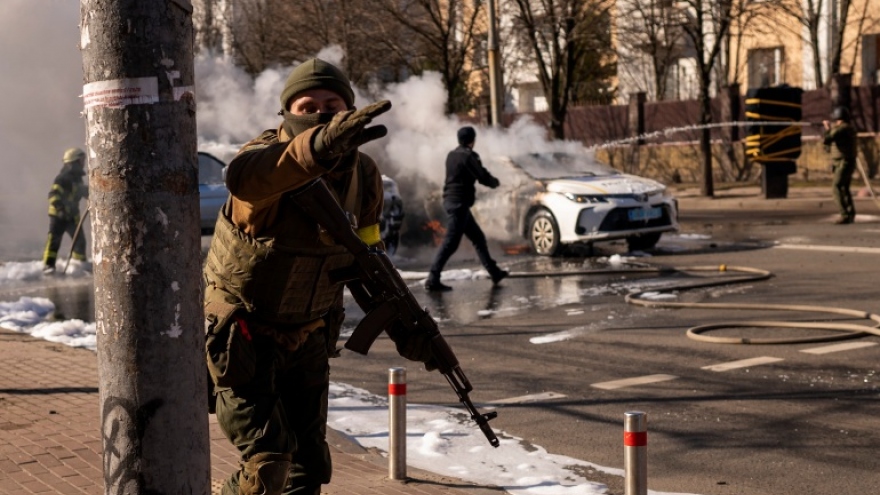Cố vấn Bộ trưởng Ukraine: Nga phá vỡ tuyến phòng thủ tại thành phố Kharkiv