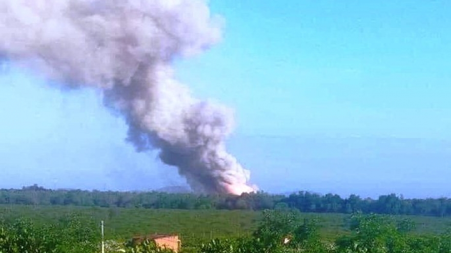 Ammunition depot explodes in central Vietnam 