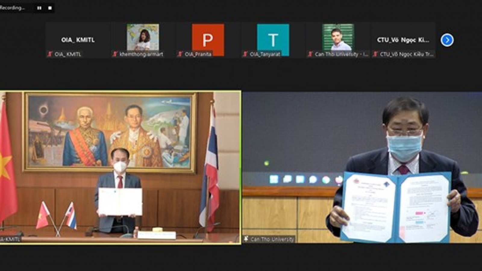 Can Tho University boosts educational ties with Thai institute