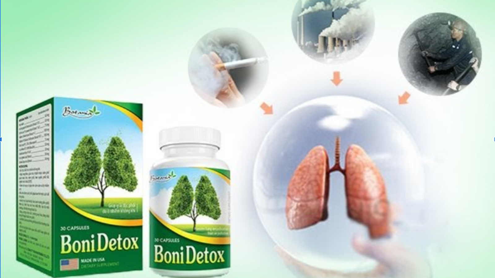 Uống BoniDetox mỗi ngày - Bí quyết “quét sạch” độc tố trong phổi