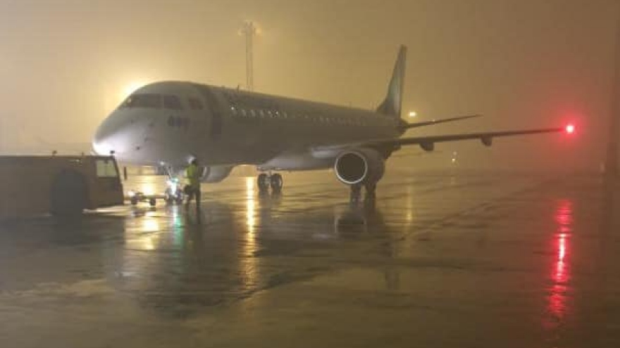 Máy bay có thể cất hạ cánh tại sân bay Nội Bài từ 4h25 sáng nay