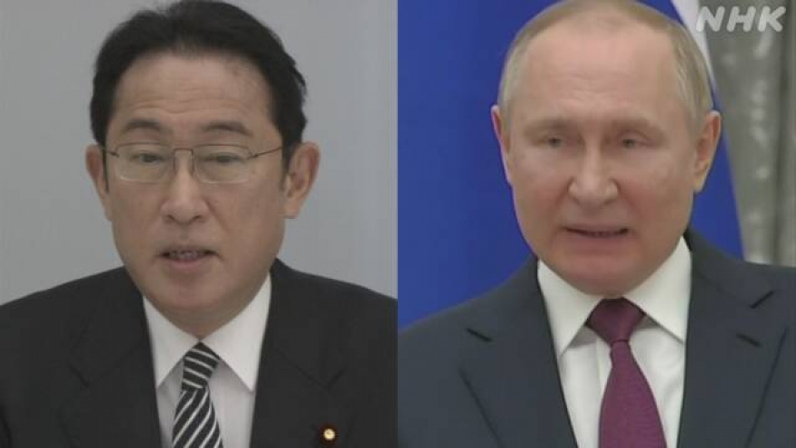 Thủ tướng Nhật Bản điện đàm với Tổng thống Nga về tình hình Ukraine