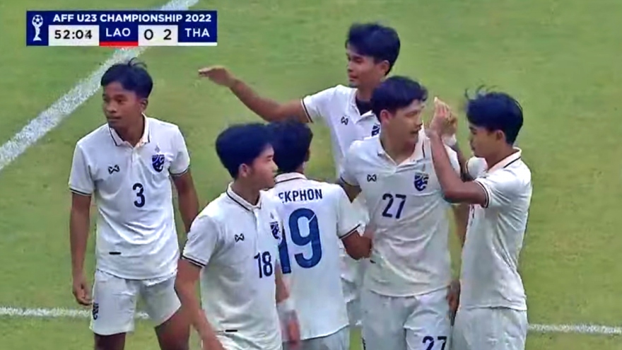 Thắng dễ U23 Lào, U23 Thái Lan "chờ" U23 Việt Nam ở chung kết U23 Đông Nam Á 2022