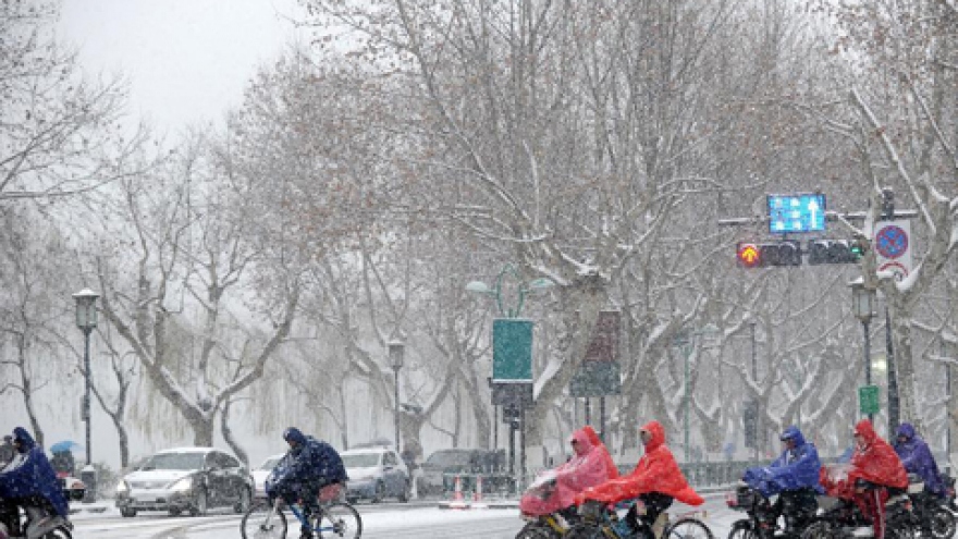 Trung Quốc ứng phó khẩn cấp đợt mưa tuyết trên diện rộng