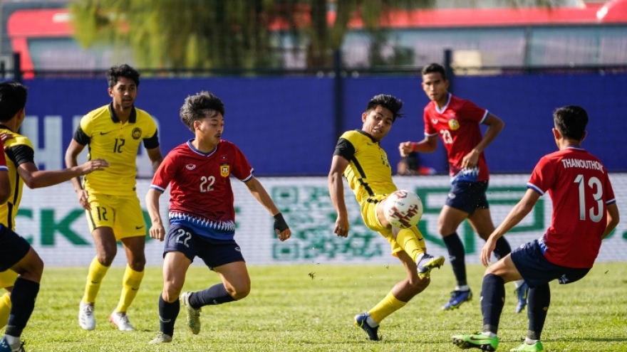 HLV U23 Malaysia khen ngợi chất lượng đội hình U23 Lào