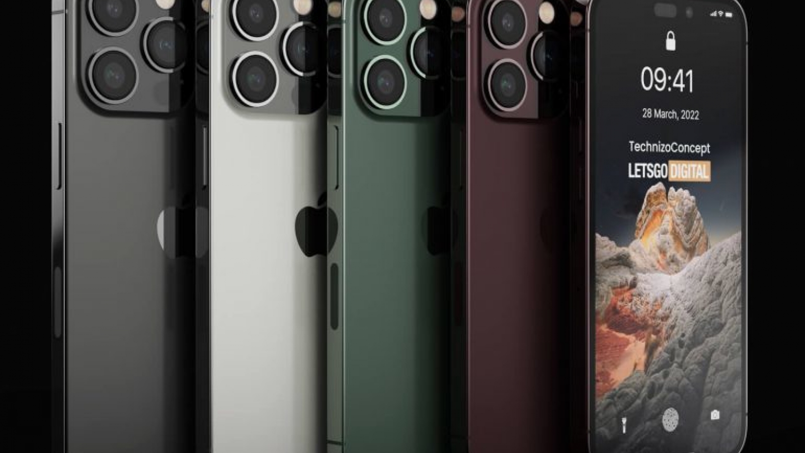 Concept iPhone 14 Pro đẹp bất chấp camera lồi