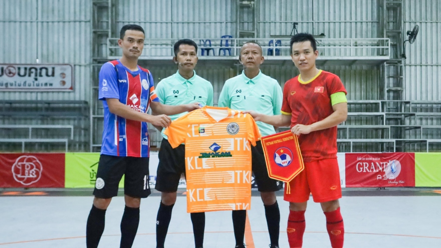 ĐT Futsal Việt Nam toàn hòa và thua trước các CLB Thái Lan