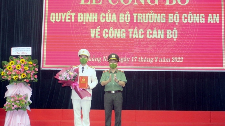 Quảng Nam có tân Phó Giám đốc Công an tỉnh
