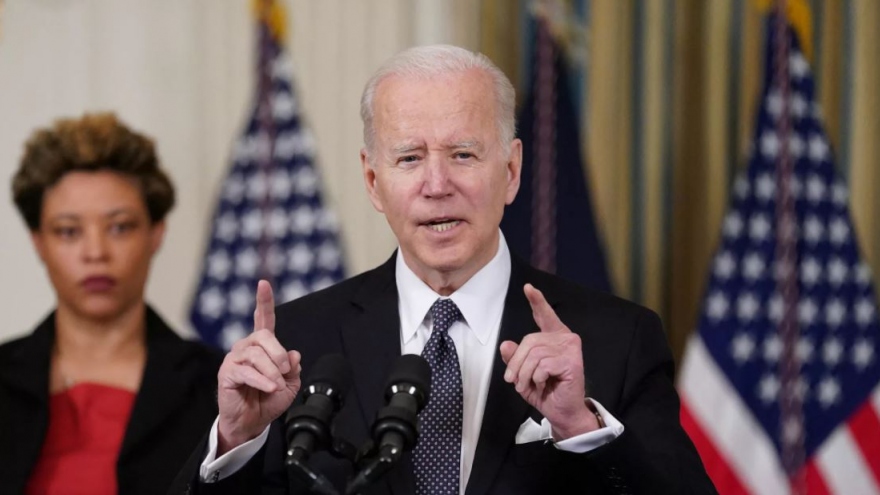 Tổng thống Biden: Lệnh trừng phạt sẽ khiến nền kinh tế Nga tụt hậu 15 năm