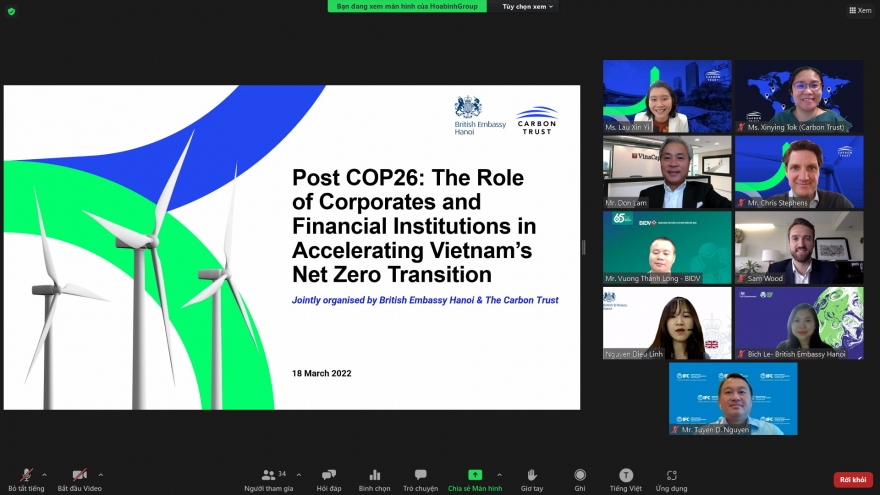 UK supports financiers to accelerate Vietnam’s Net Zero transition