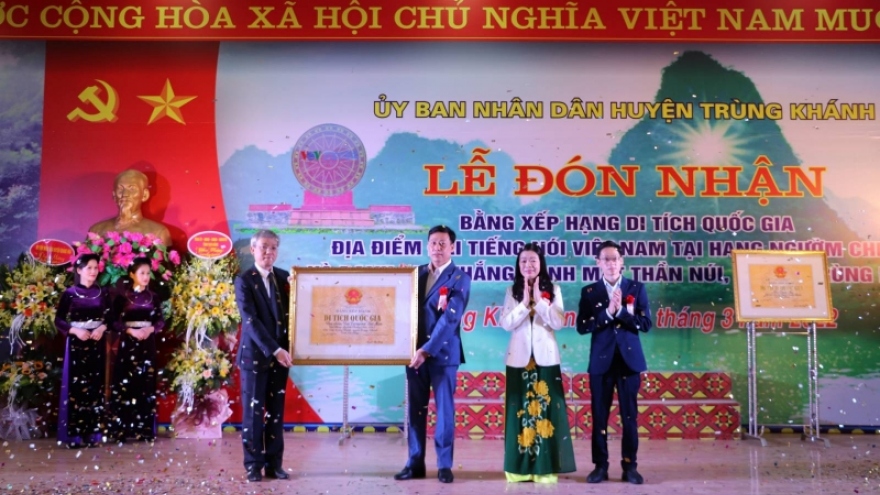 Đón nhận Bằng xếp hạng Di tích lịch sử quốc gia nơi Đài TNVN phát sóng tại Cao Bằng