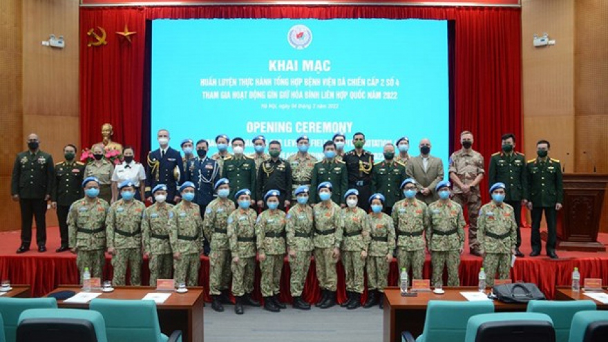 Level-2 Field Hospital No. 4 starts practical training