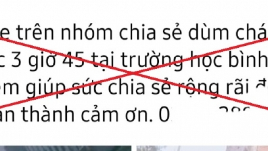 Thông tin bé gái bị bắt cóc tại cổng trường là bịa đặt