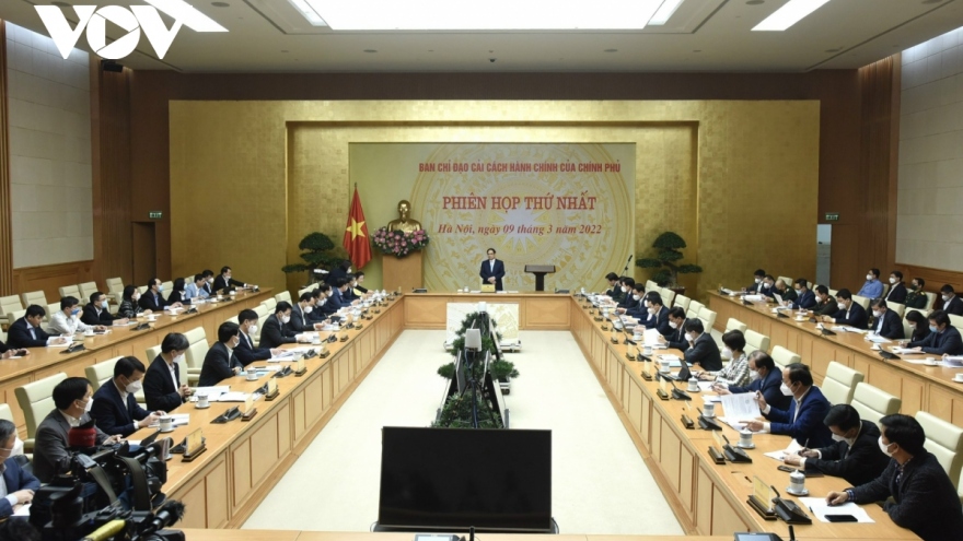 PM Chinh chairs Steering Committee for Administrative Reform’s meeting