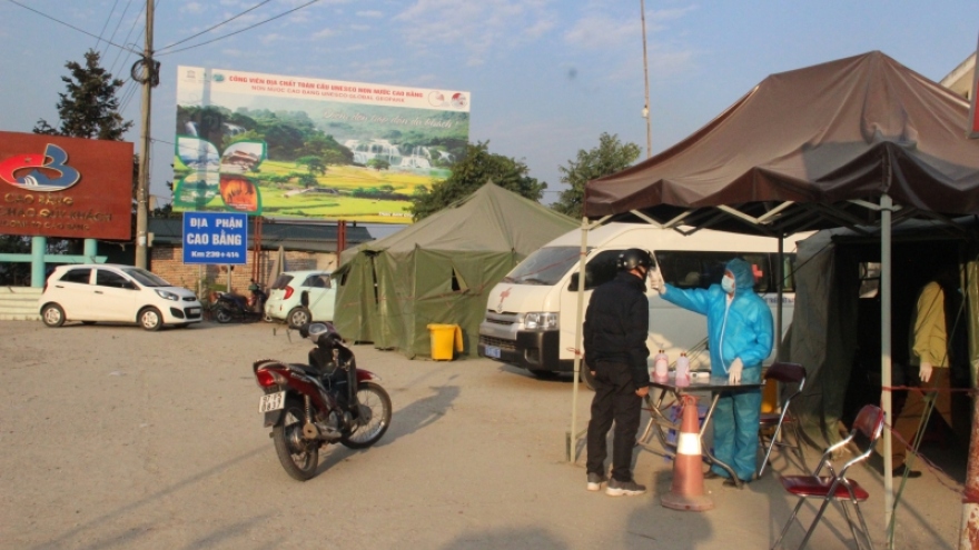 Cao Bằng dừng toàn bộ trạm kiểm dịch y tế liên ngành phòng, chống Covid-19