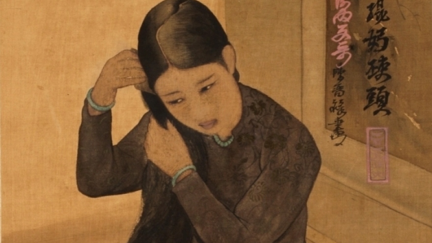 Vietnamese silk painting fetches over EUR330,000 at French auction