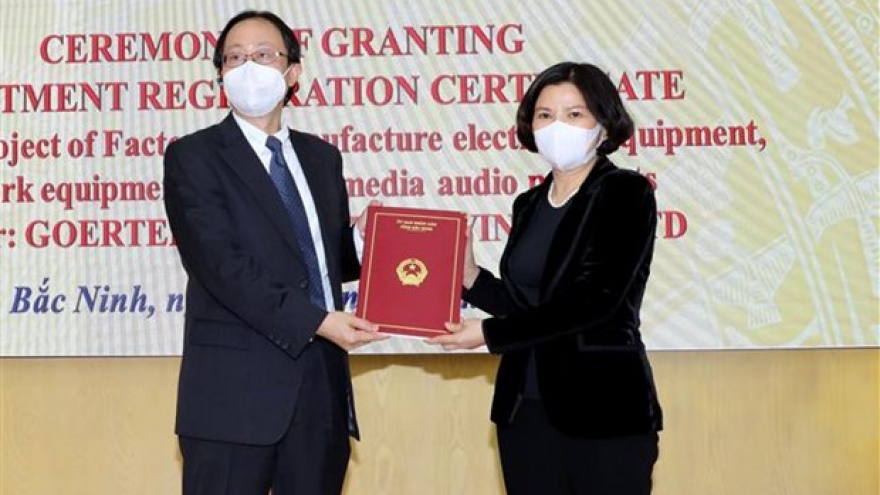 Electronics producer adds over US$305 mln in investment to Bac Ninh facility