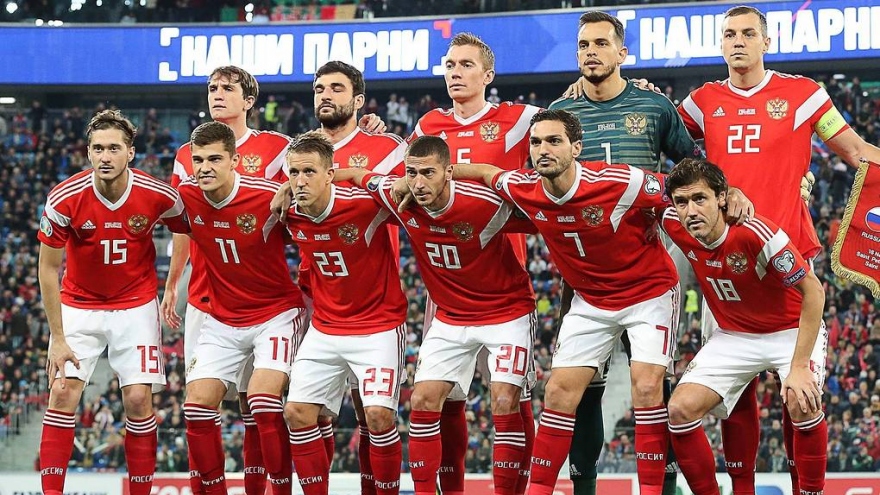 ĐT Nga chính thức bị loại khỏi World Cup 2022 