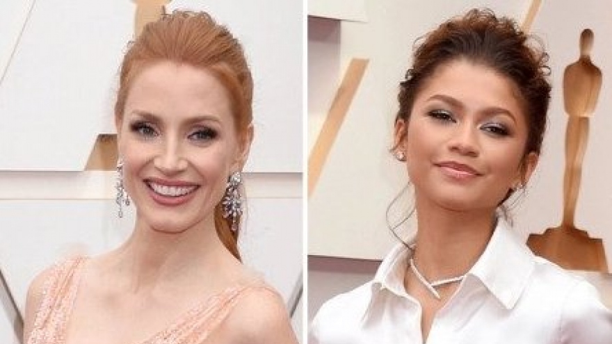 Jessica Chastain, Zendaya và dàn sao mặc đẹp nhất tại Oscar 2022