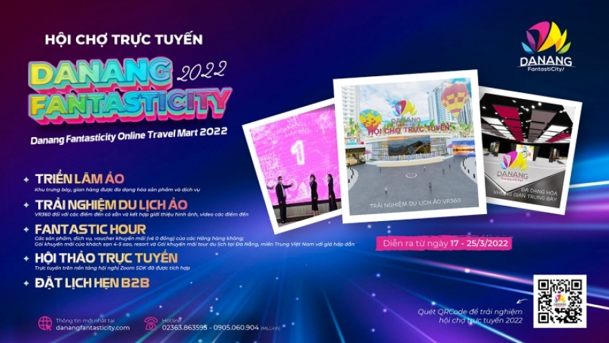 Đà Nẵng tổ chức Hội chợ du lịch trực tuyến 2022 kết nối với nhiều quốc gia
