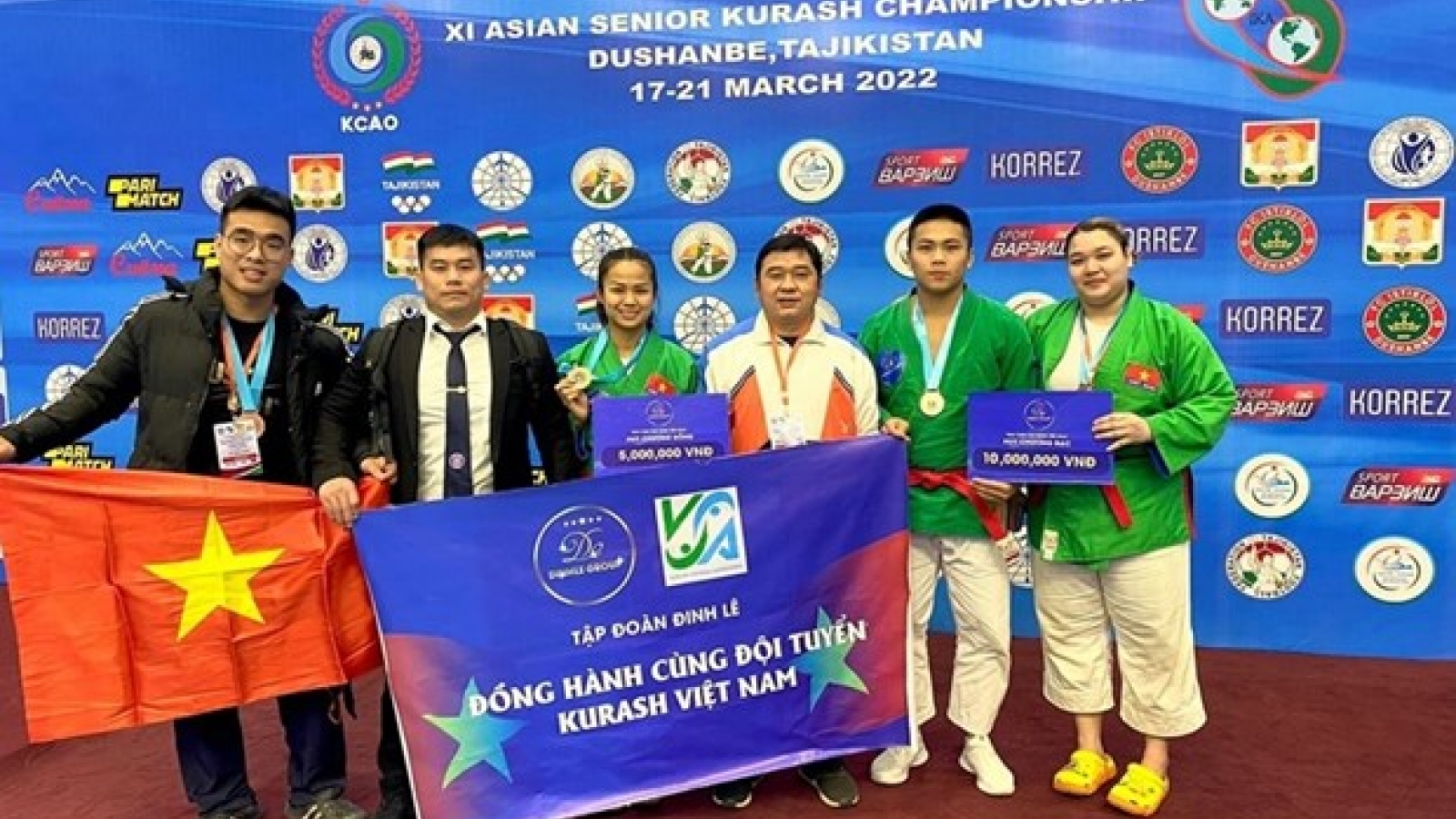 Vietnam wins four medals at Asian Kurash Championship