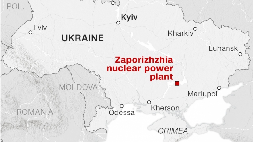 Nguy cơ từ vụ tấn công Nhà máy điện hạt nhân Zaporizhzhia ở Ukraine