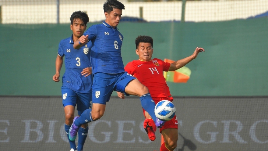 Dubai Cup 2022: U23 Thái Lan thua U23 Trung Quốc sau màn rượt đuổi tỷ số
