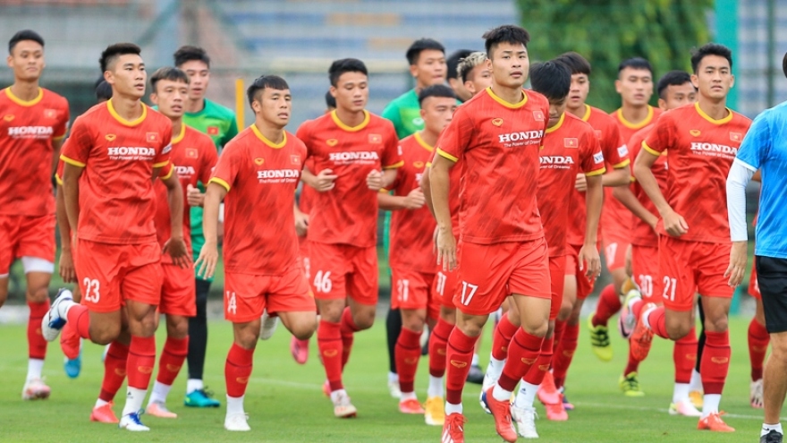 Danh sách U23 Việt Nam chuẩn bị cho U23 Quốc tế Dubai Cup 2022