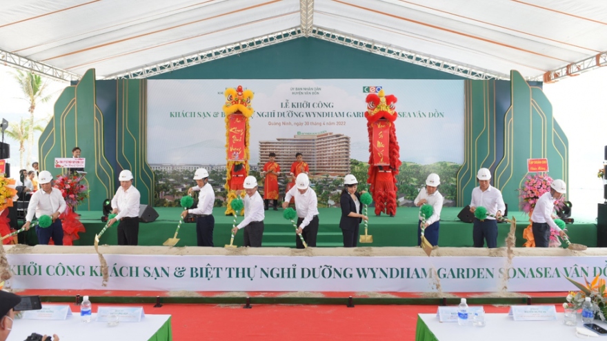 Tập đoàn CEO khởi công khu nghỉ dưỡng 5 sao Wyndham Garden Sonasea Vân Đồn