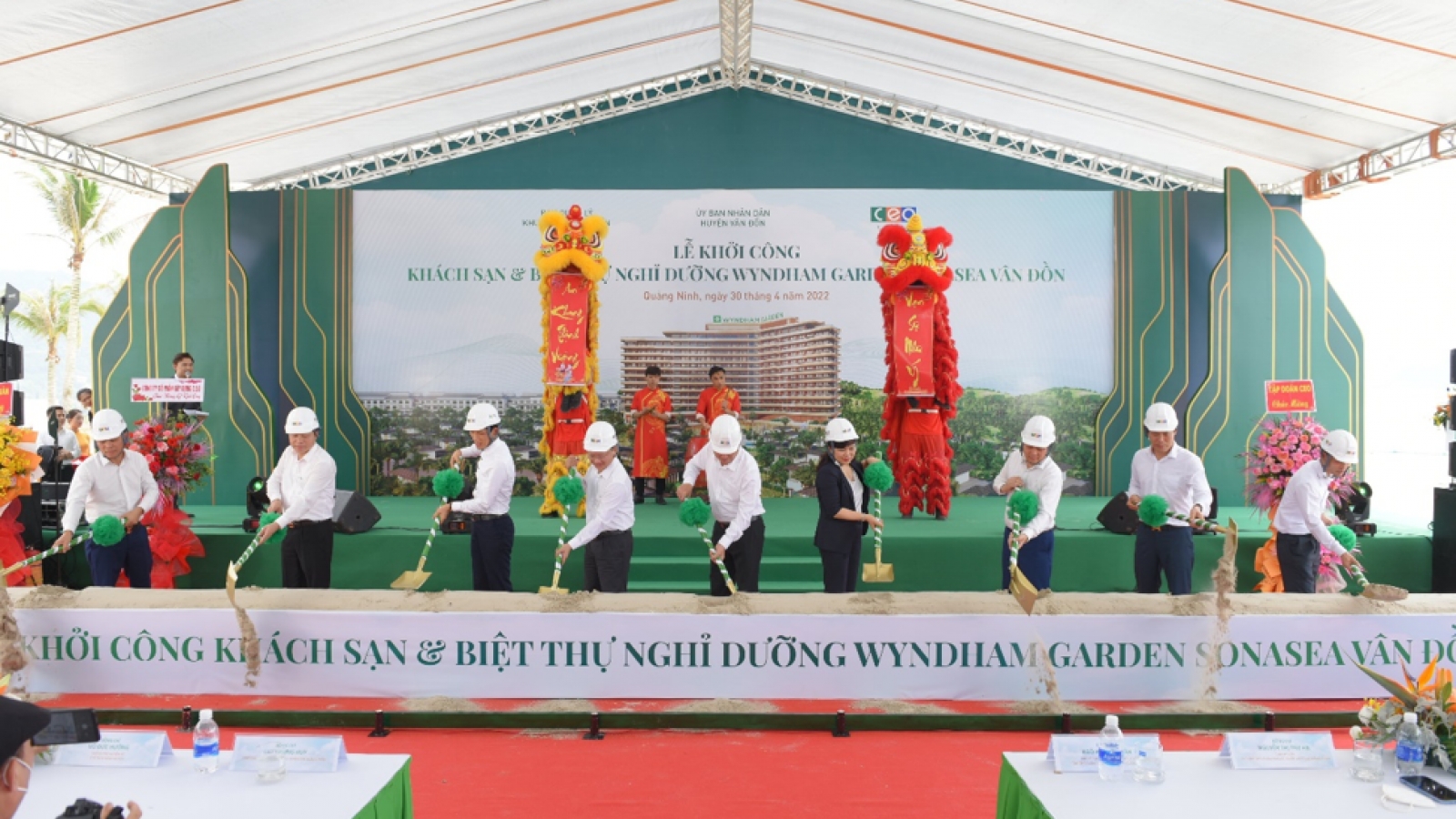 Tập đoàn CEO khởi công khu nghỉ dưỡng 5 sao Wyndham Garden Sonasea Vân Đồn