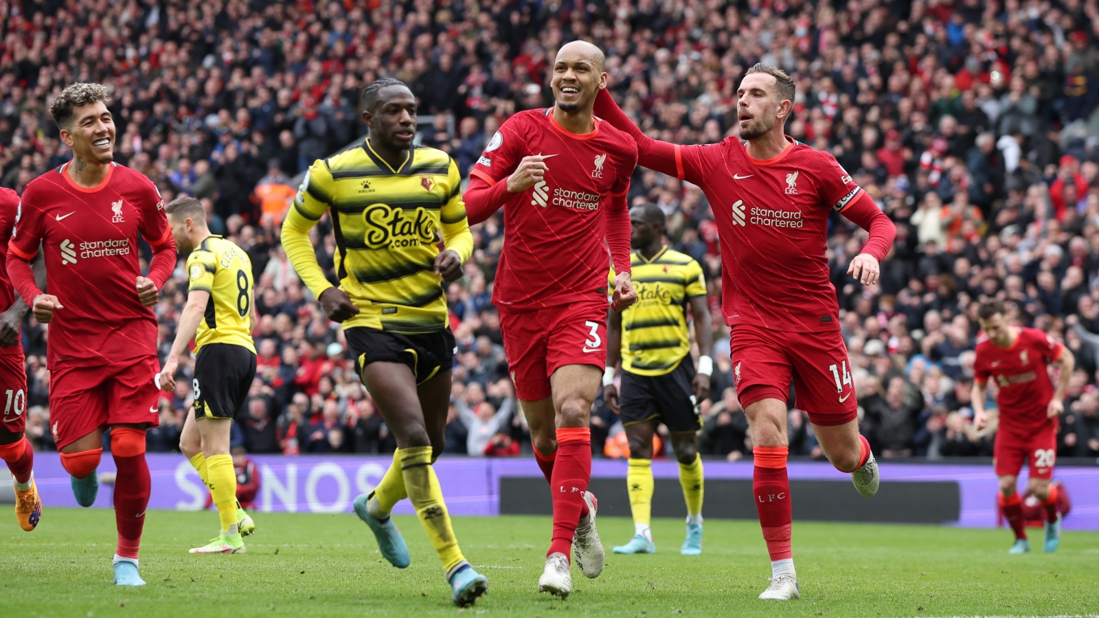 Jota che mờ Salah, Liverpool nhọc nhằn đả bại Watford để vươn lên đỉnh Ngoại hạng Anh