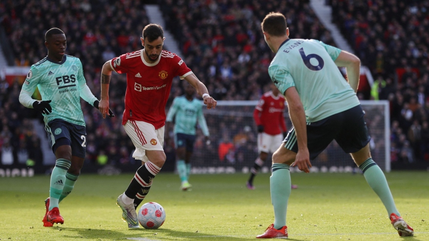 Hòa hú vía cùng Leicester trên sân nhà, MU xa dần giấc mơ top 4