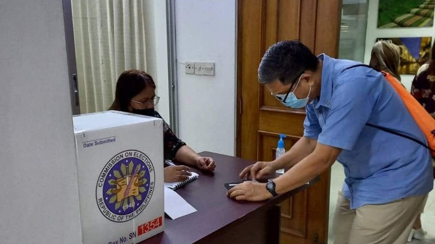 Hơn 1,6 triệu cử tri Philippines ở nước ngoài bỏ phiếu bầu cử năm 2022