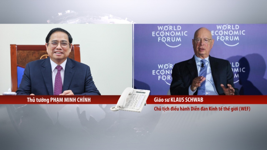 Thủ tướng Phạm Minh Chính điện đàm với Giám đốc điều hành Diễn đàn Kinh tế thế giới