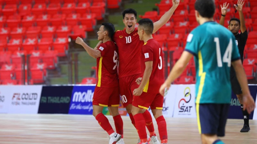 Vietnam qualify for 2022 AFC Asian Futsal Cup after a penalty shootout 