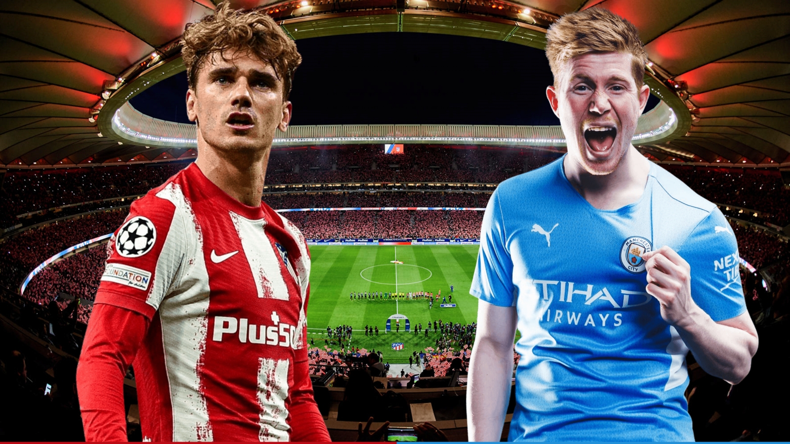 Dự đoán tỷ số, đội hình xuất phát trận Atletico Madrid - Man City