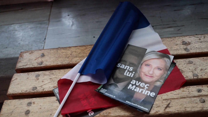 Báo chí châu Âu: Bà Marine Le Pen có cơ hội thắng Bầu cử Tổng thống Pháp