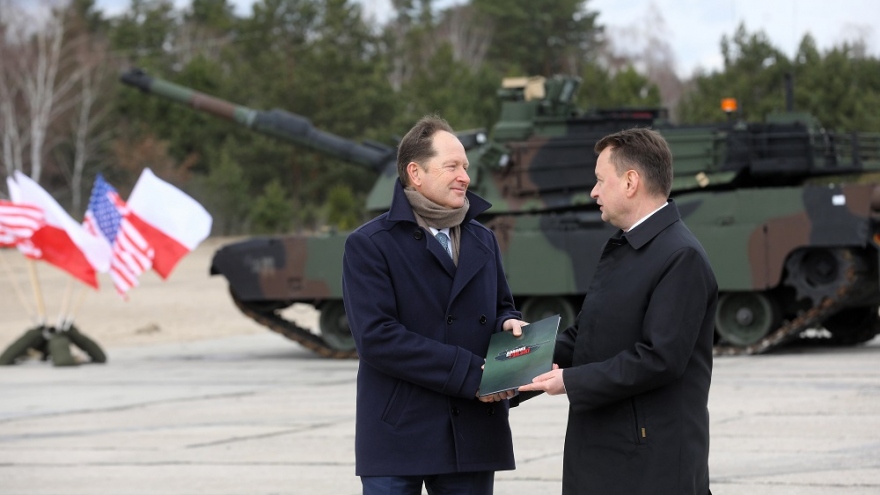 Quốc phòng Ba Lan tăng cường sức mạnh bằng hợp đồng 250 xe tăng của Mỹ