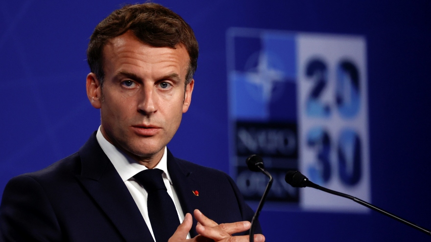 Tổng thống Pháp cảnh báo việc xác định "lằn ranh đỏ" về Ukraine cho Nga