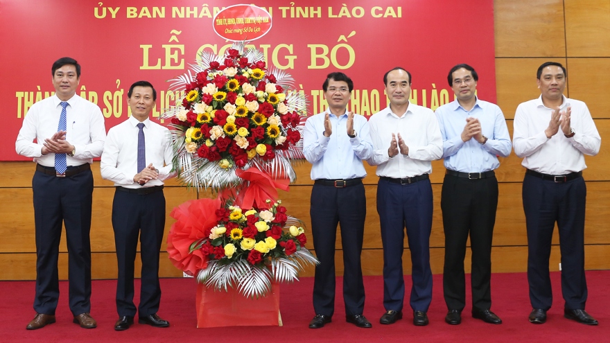 Ra mắt nhân sự Sở Du lịch tỉnh Lào Cai sau chia tách
